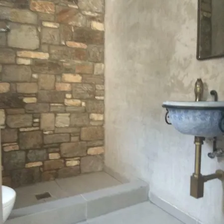 Villa Stone Built House Next To The