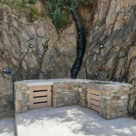 Villa Stone Built House Next To The