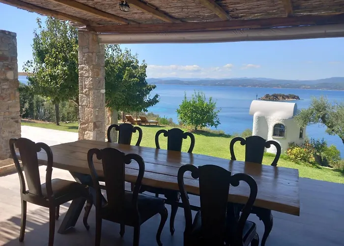 Stone Built House Next To The * Ammouliana