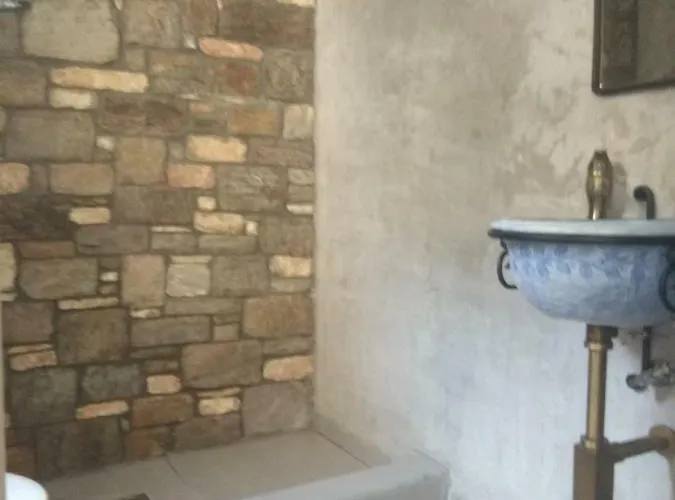 Villa Stone Built House Next To The